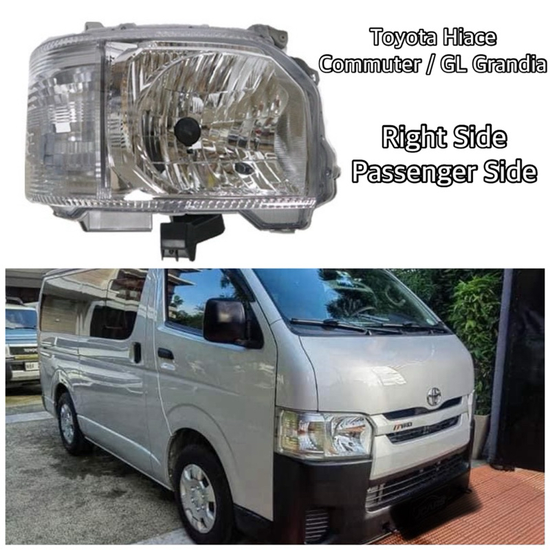 Toyota Hiace Commuter GL Grandia Decontent 2014 2024 Head Light Right