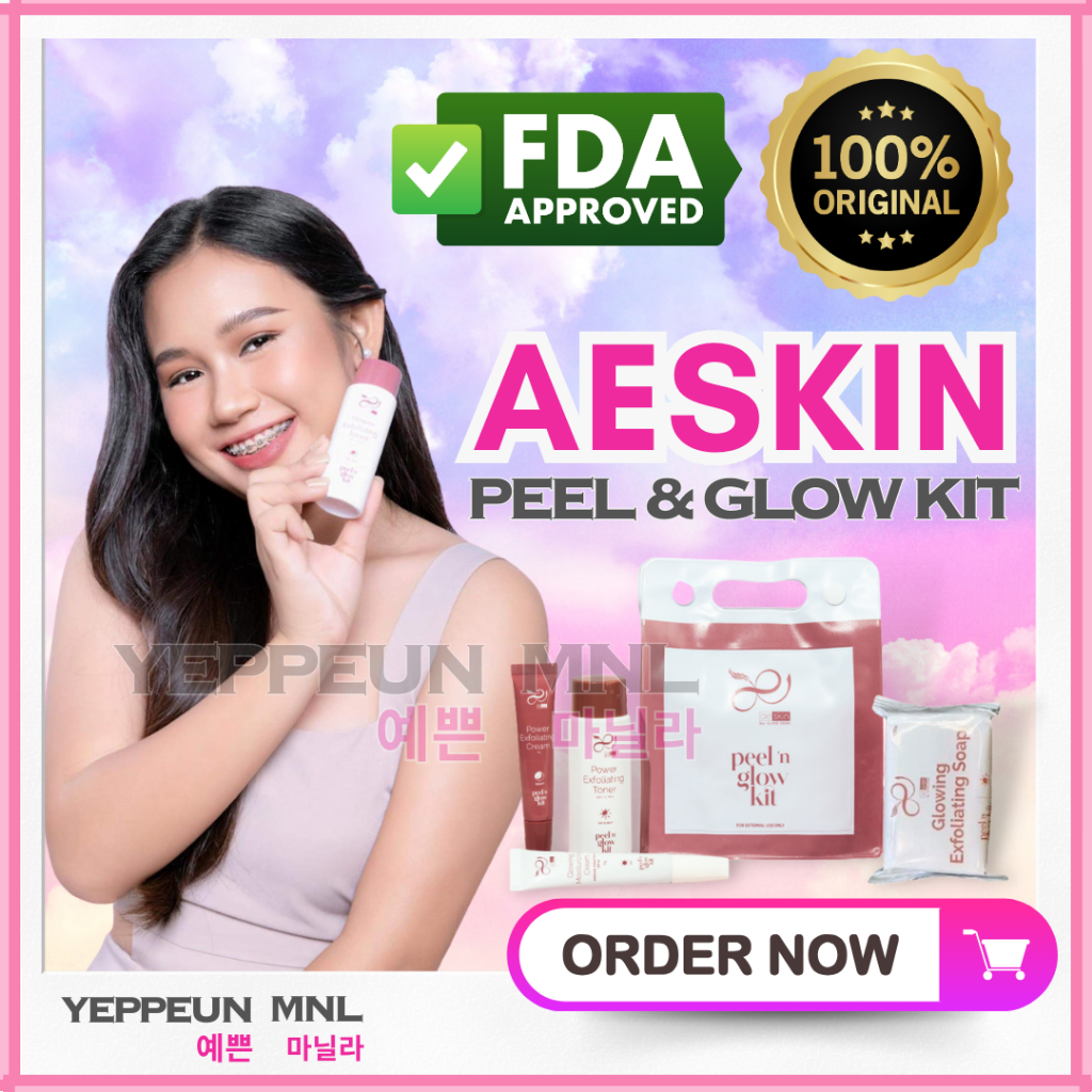 AESkin Peel and Glowing Kit (Capinpin Fam) | Shopee Philippines