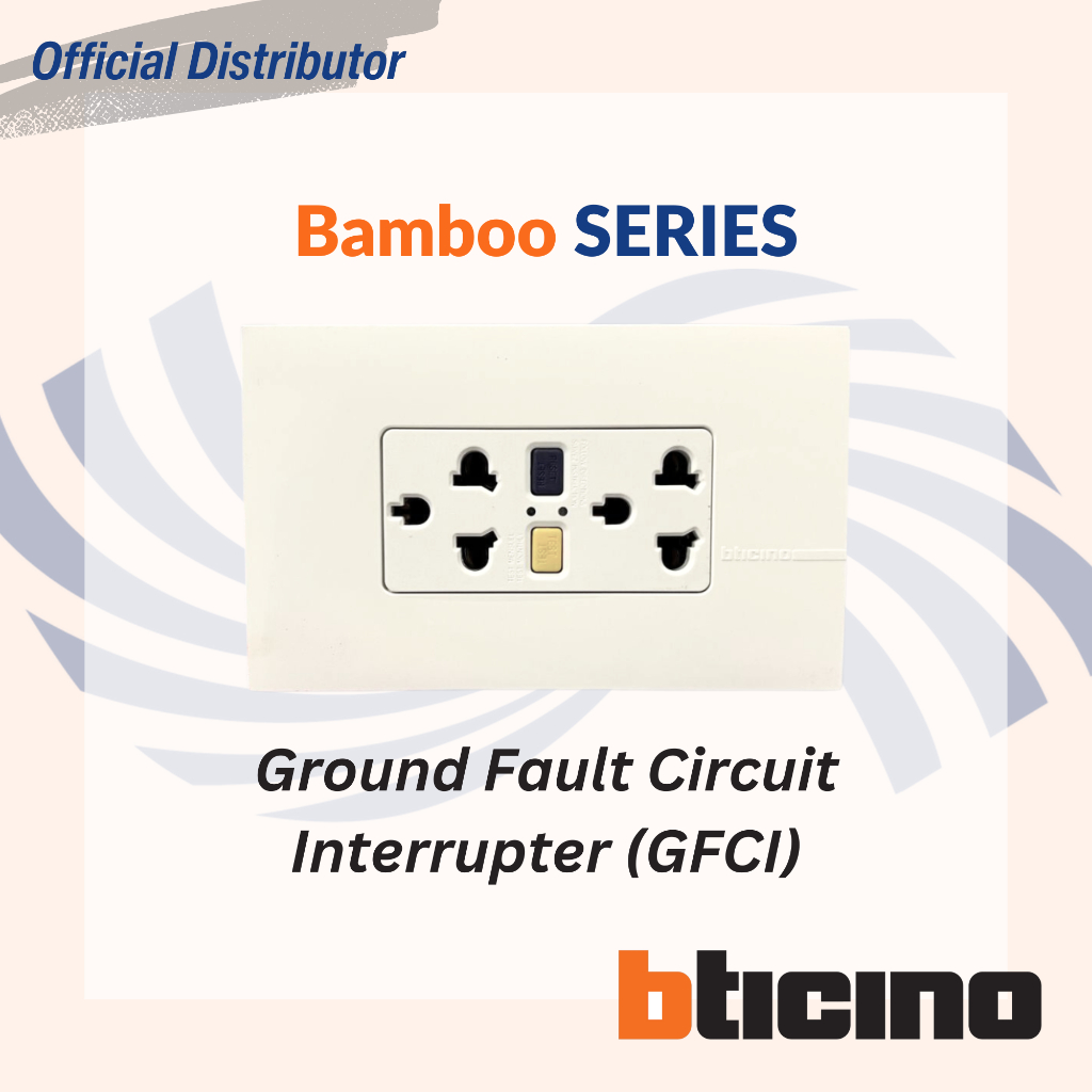 Bticino Bamboo 10A 230Va.c. Ground Fault Circuit Interrupter (GFCI ...