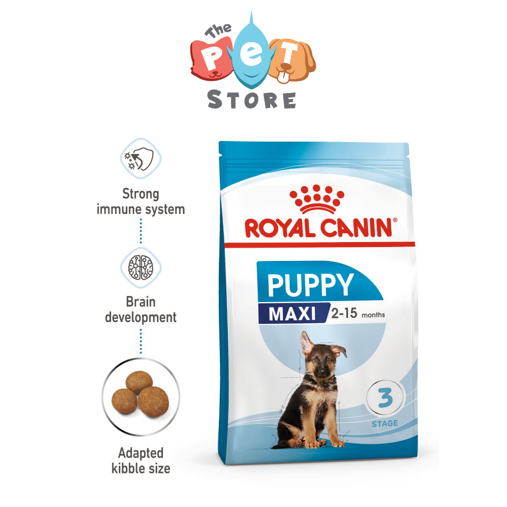 Royal Canin Maxi Puppy 4kg Dry Dog Food- Size Health Nutrition