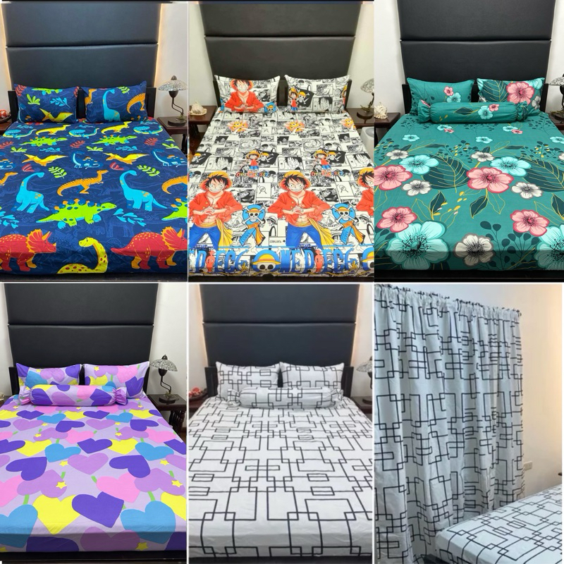 3in1 Canadian Cotton bedsheet with 2 pillowcase Shopee Philippines