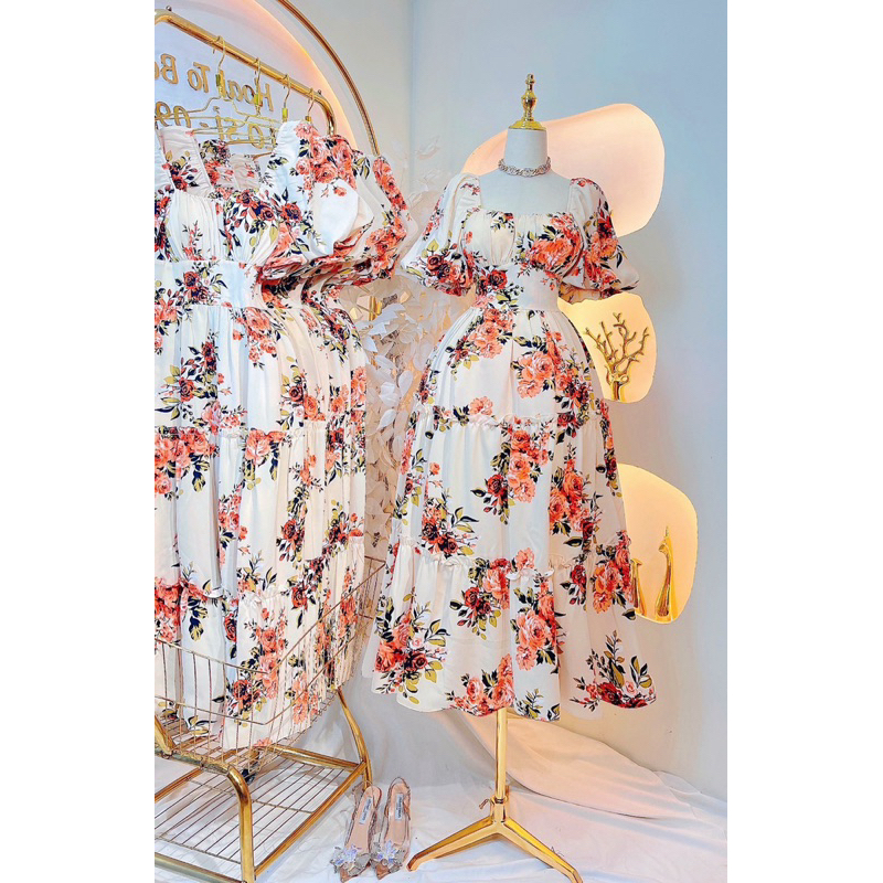 Authentic vietnam padded maxi dress | Shopee Philippines