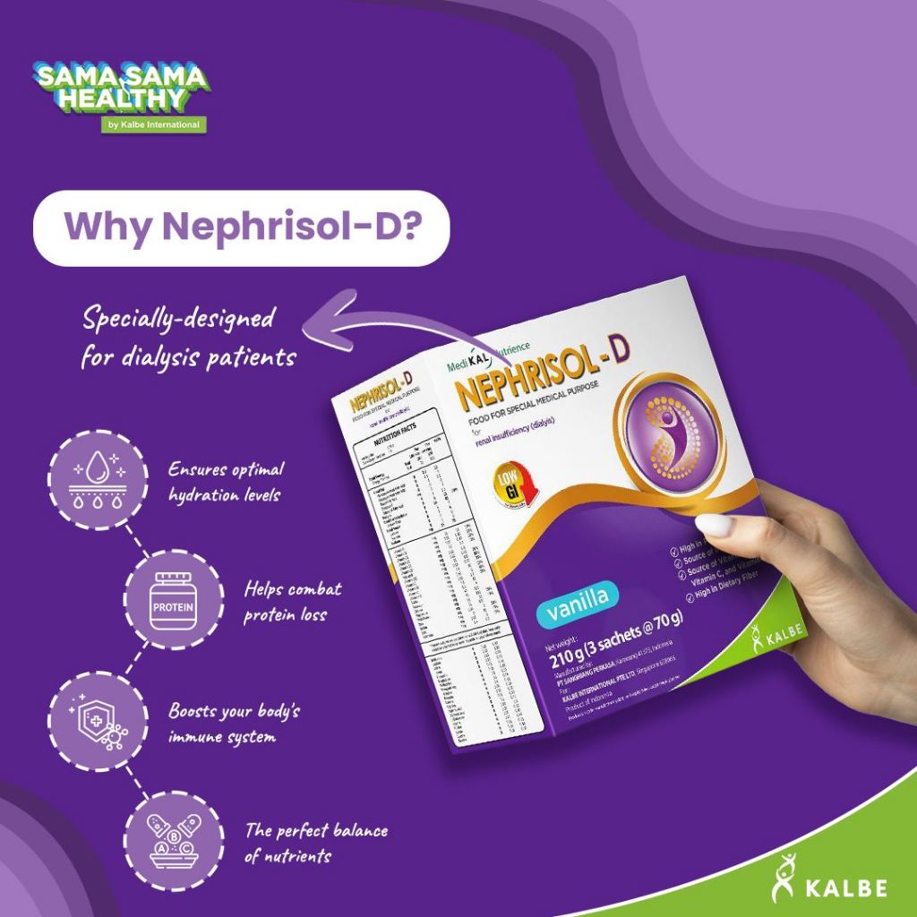 Nephrisol D Vanilla Low GI 210 grams Single Box | Shopee Philippines