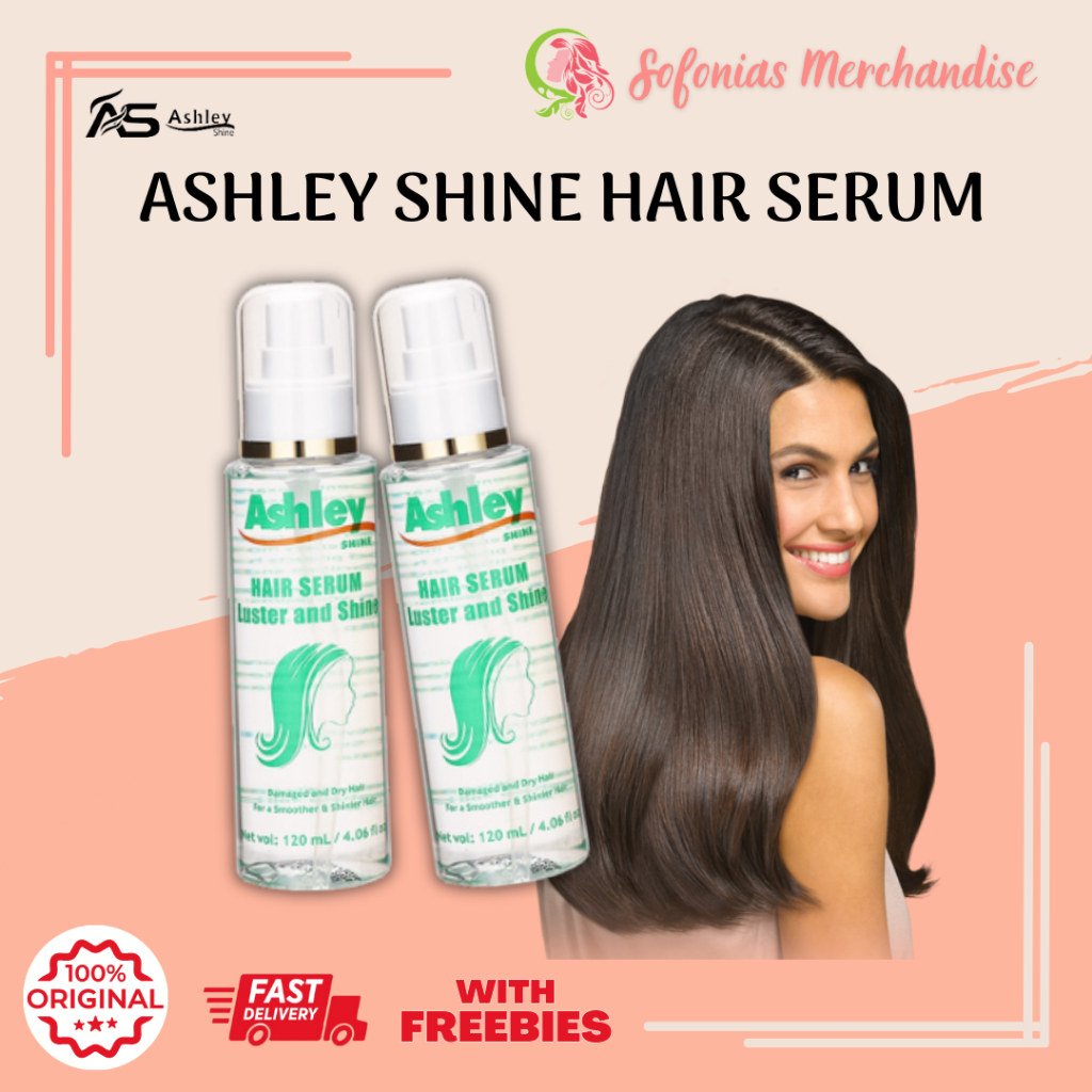 ASHLEY SHINE HAIR SERUM LUSTER AND SHINE 120ML | Shopee Philippines