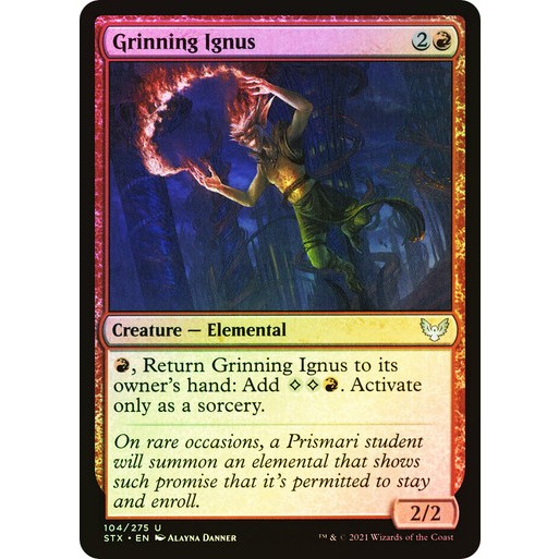 Magic the Gathering | Grinning Ignus | Shopee Philippines