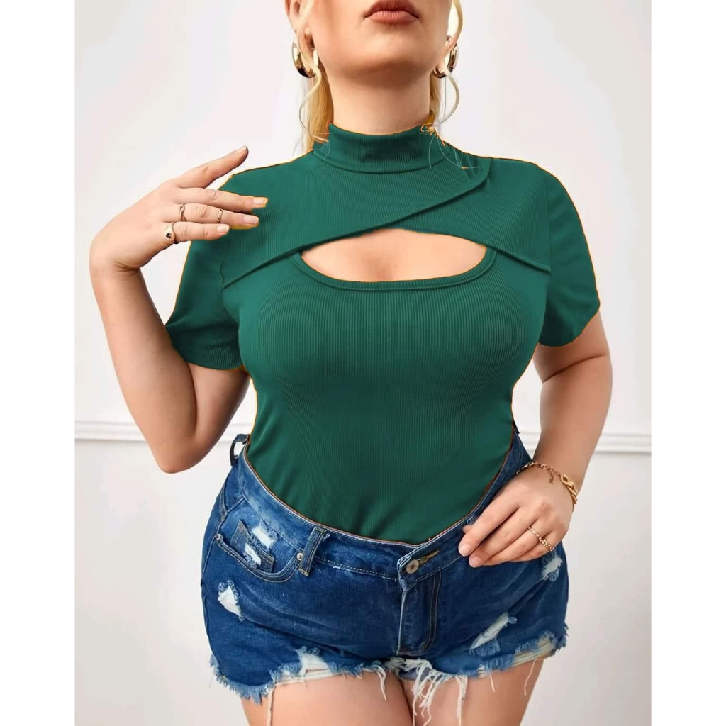 Turtle neck tops plus size sales