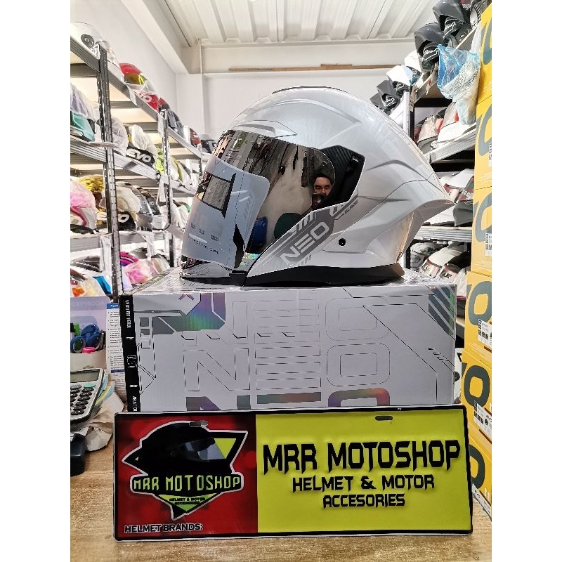 spyder neo blade artic white halface helmet | Shopee Philippines