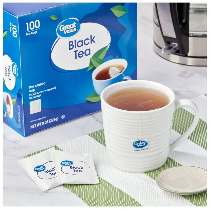 Great Value Black Tea 10 teabags from Walmart USA Shopee Philippines