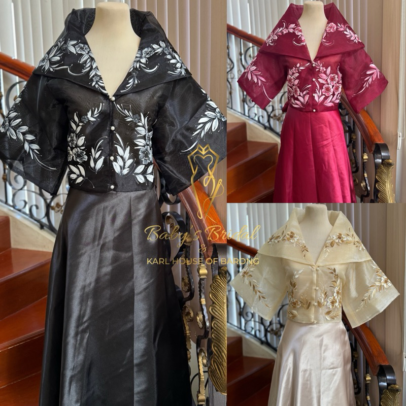 Filipiniana Maria Clara w Wrap Skirt Shopee Philippines