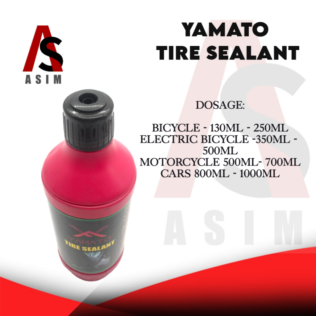 ASIM MOTORCYCLE 1PC YAMATO AUTO TIRE SEALANT 500ML | Shopee Philippines