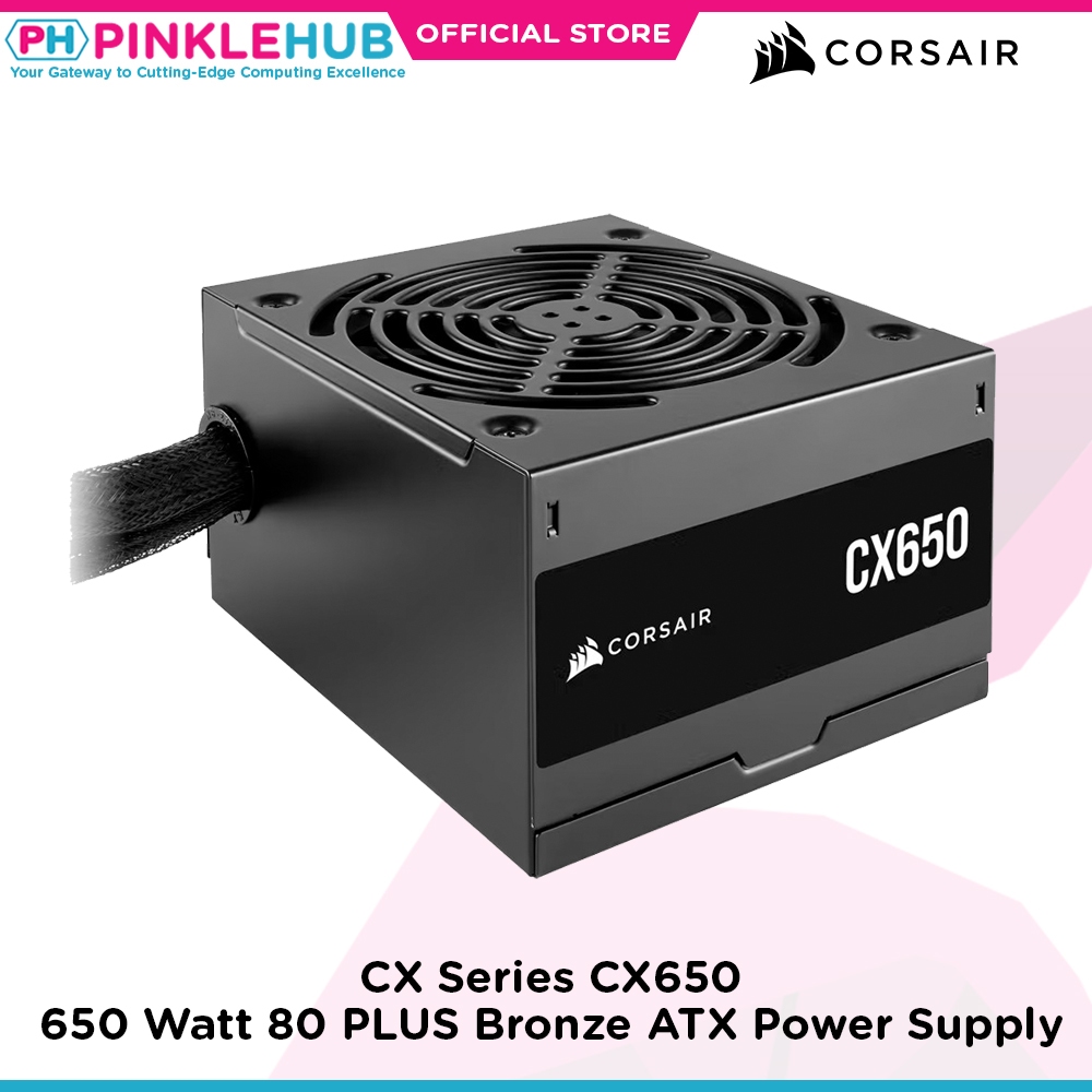 CORSAIR CX Series CX650 – 650 Watt 80 PLUS Bronze ATX Power Supply (CS ...