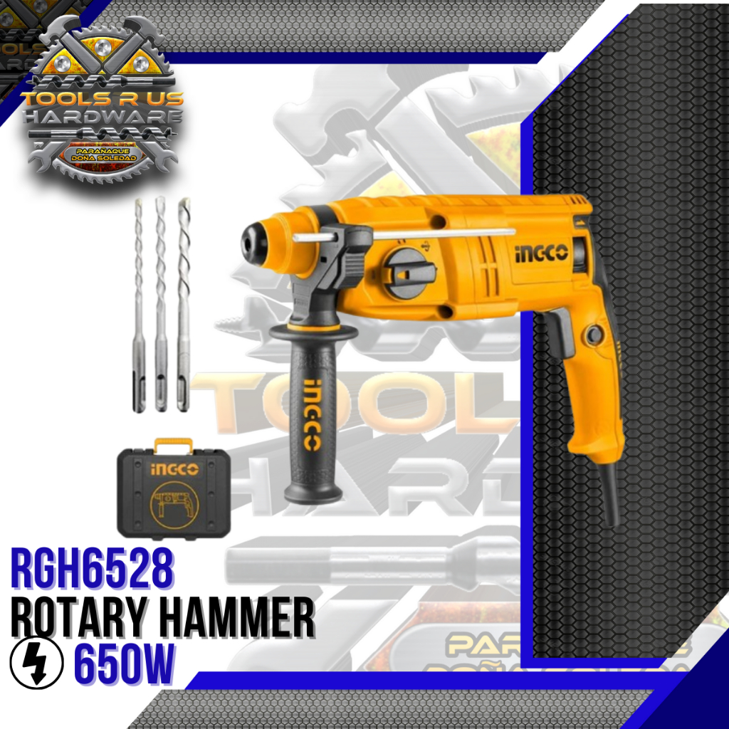(RGH6528) INGCO ROTARY HAMMER 650W POWER TOOLS INDUSTRIAL BETTER