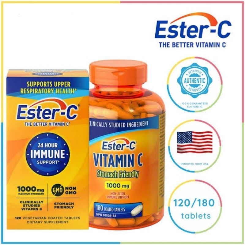 Sale Nonacidic EsterC Vitamin C Stomach Friendly 1000 mg x 180