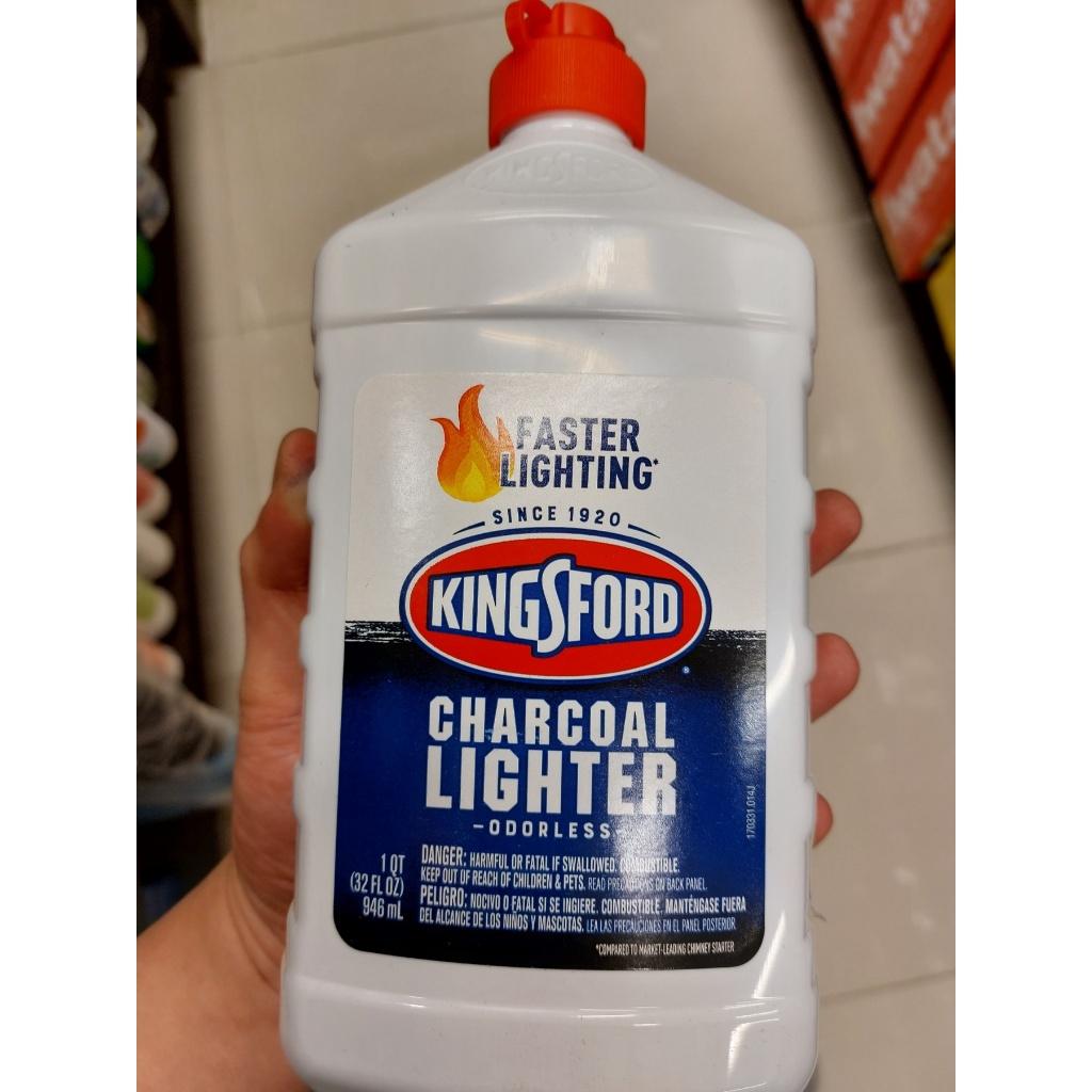 Kingsford Charcoal Lighter Fluid ODORLESS 946ml Or 1890ml Uling BBQ Shopee Philippines