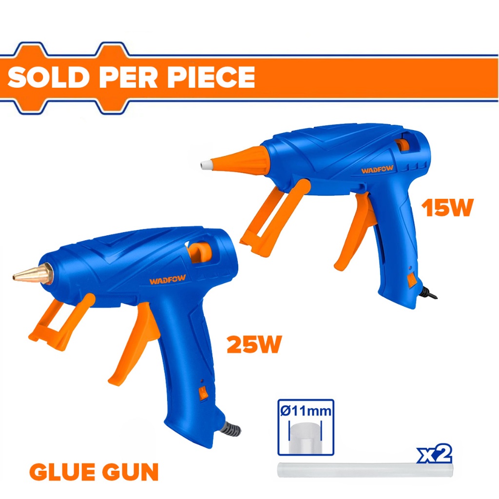 WADFOW Electric Hot Glue Gun 15W / 25W High Temperature Adhesive