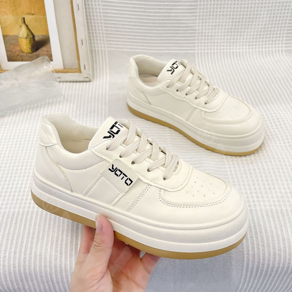 【lala】plain Casual Sneakers For Women Low Cut Rubber Shoes Outdoor Footwear Shopee Philippines 9628