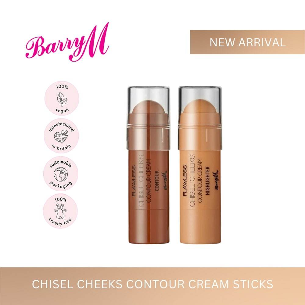 BARRY M Flawless Chisel Chicks Contour Creams 50657 | Shopee Philippines
