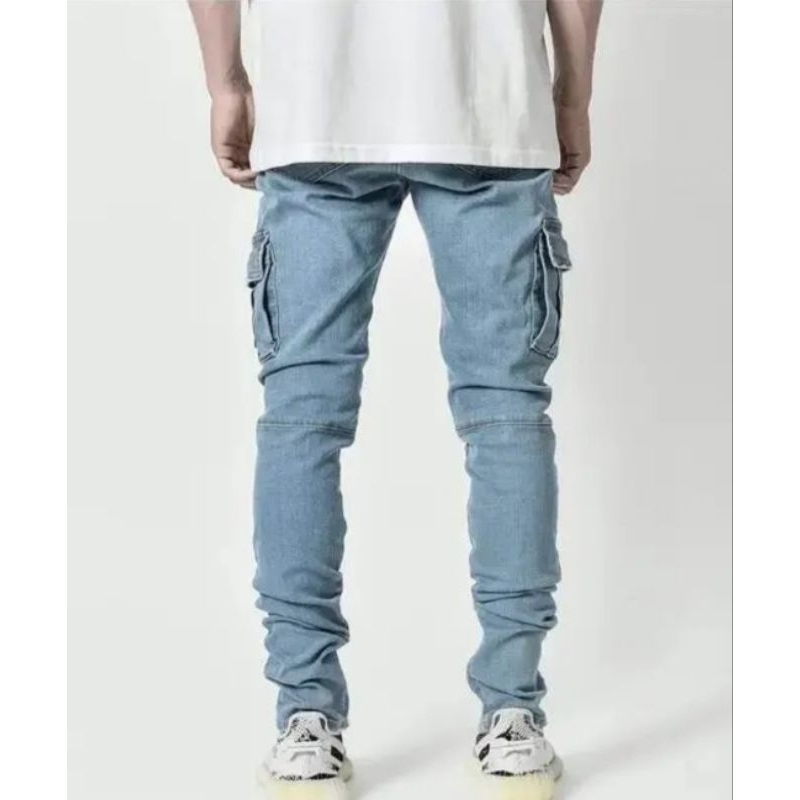 New fashion skinny six pockets cargo pants 28-36 available size ...