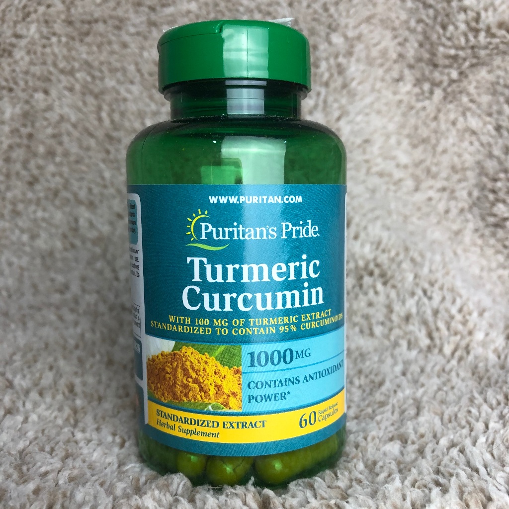 Puritan's Pride Turmeric Curcumin 1000mg 60 Rapid Release capsules