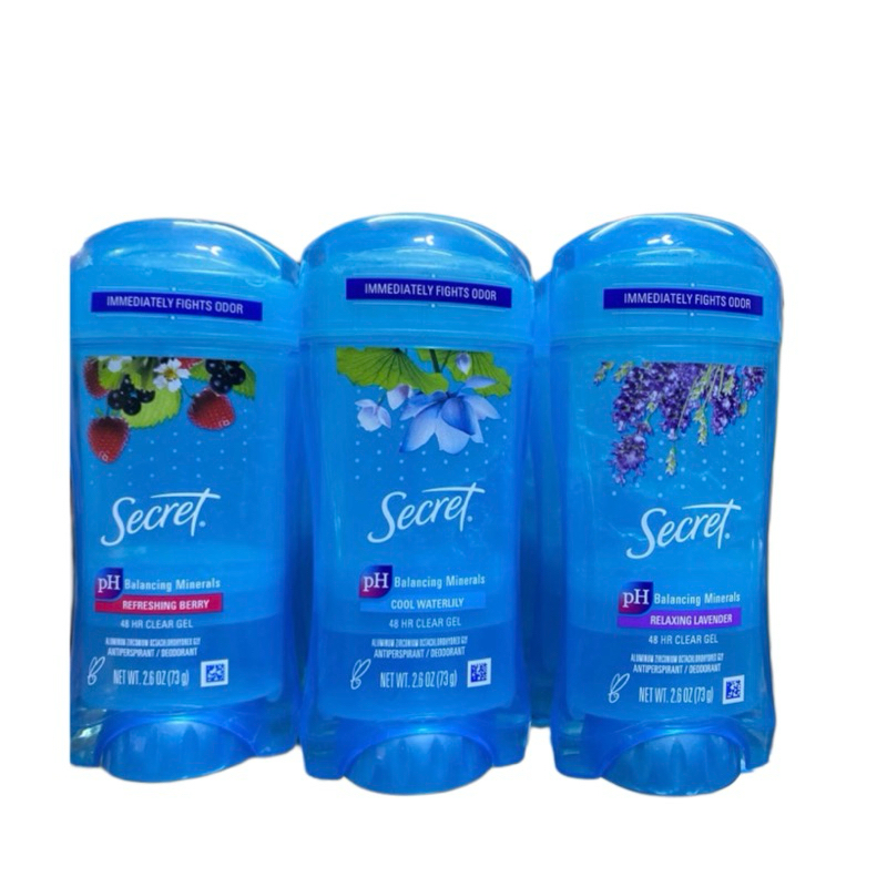 Secret Clear Gel Deodorant 73g | Shopee Philippines
