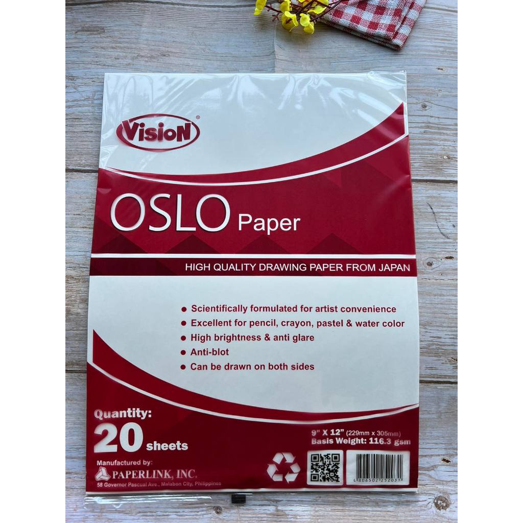 Vision Oslo Paper 20sheets 9x12 | Shopee Philippines