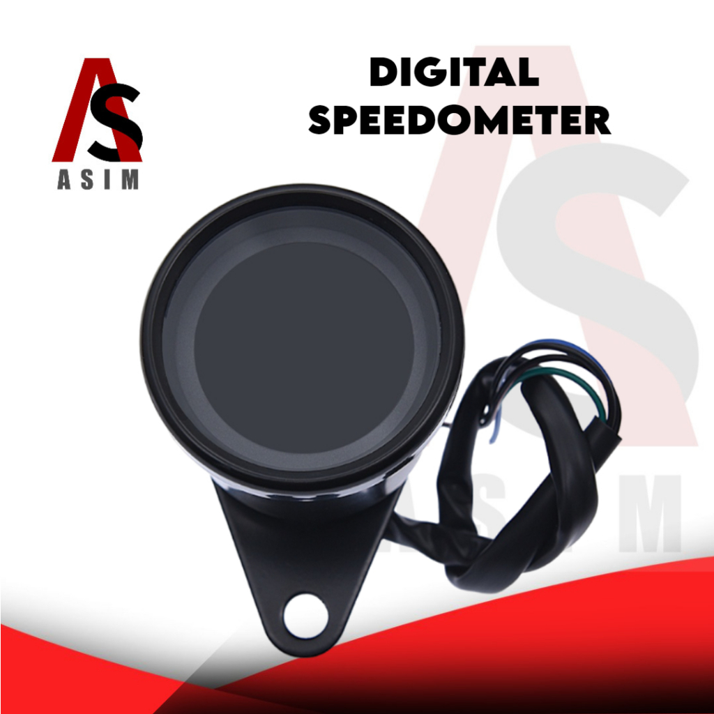 ASIM Motorcycle Speedometer Multi-function LCD Digital Odometer ...