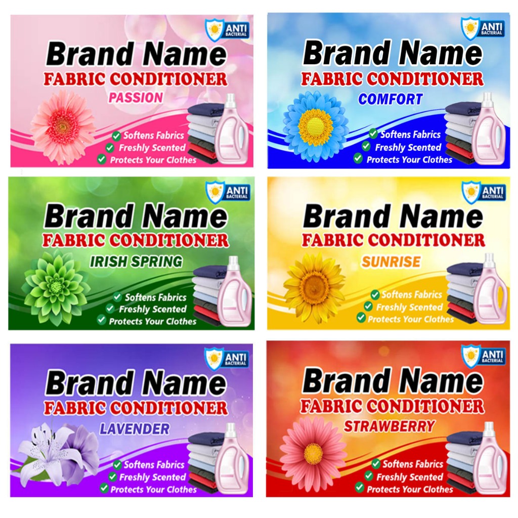 64pcs Piso Print Rebranding Fabric Conditioner Sticker | Shopee Philippines