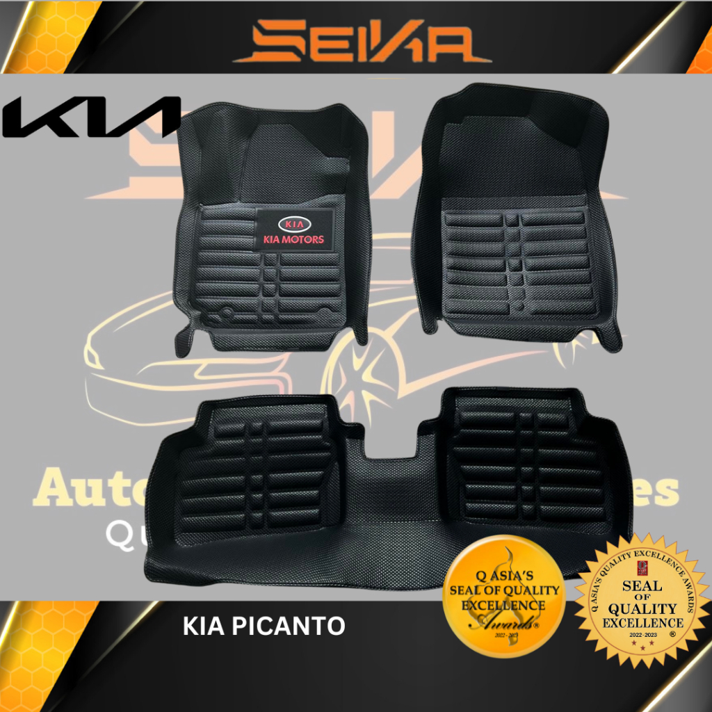 Kia Picanto Deep Dish Matting Car Floor Mat Deepdish Mat (20102022) Shopee Philippines