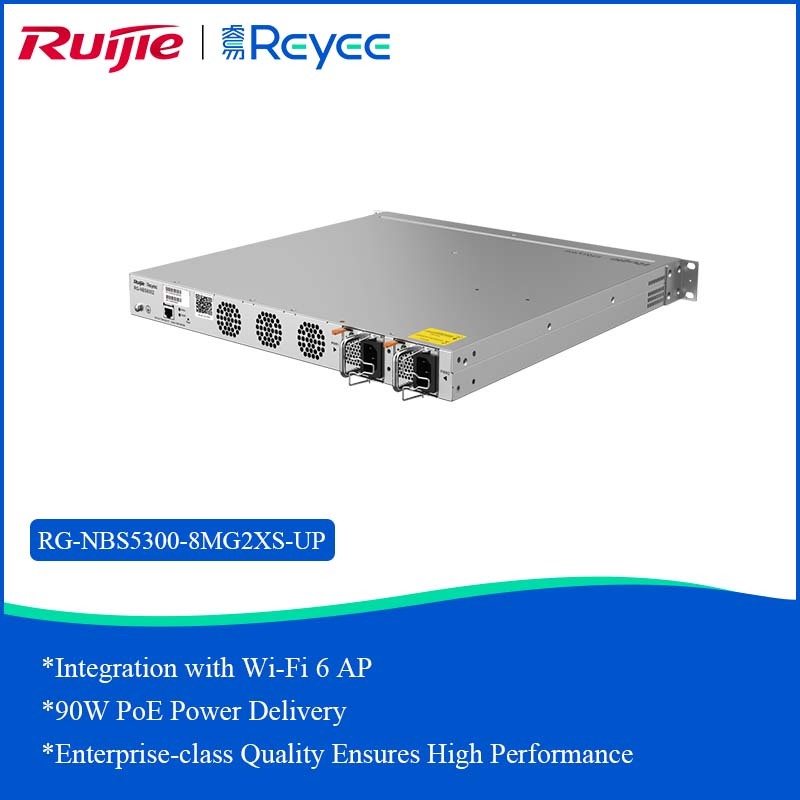 Ruijie RG-NBS5300-8MG2XS-UP 10 Ports Muti-Gigabit Layer 3 Managed ...