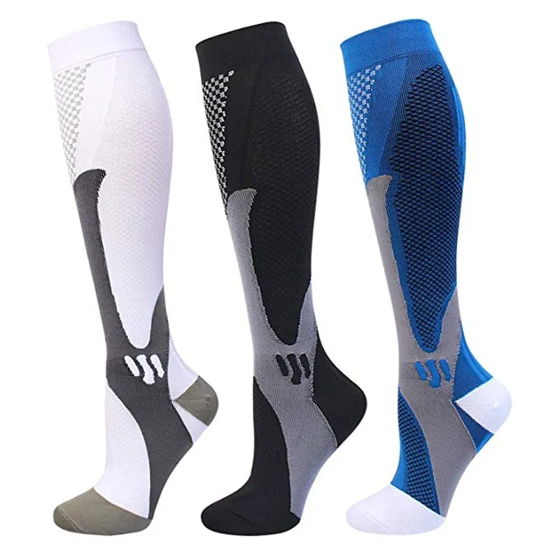 Running Men Women Compression Socks For Football Anti Fatigue Pain ...