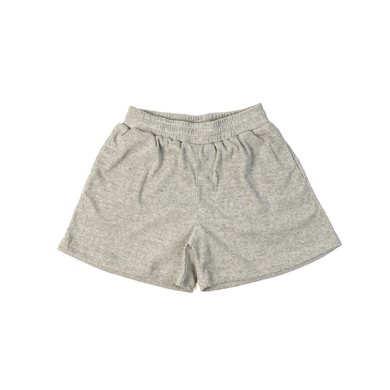 Men’s Knit Shorts (Wide-Fit) — White Stone | Shopee Philippines