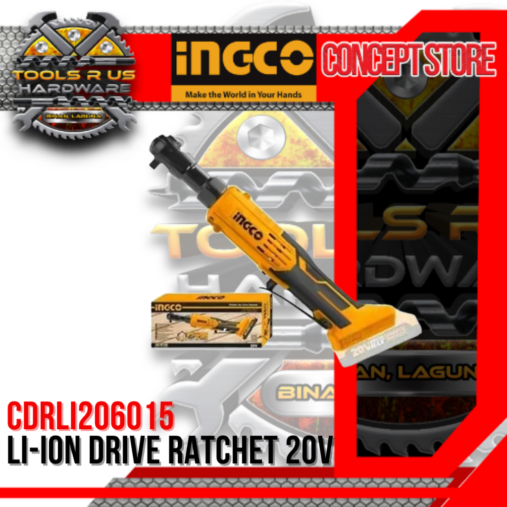 INGCO LITHIUM-ION DRIVE RATCHET CDRLI206015 | POWER TOOLS | BINAN ...