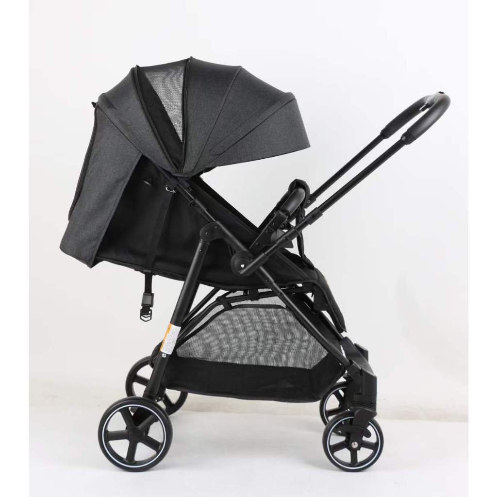 Stroller for baby reversible handle foldable travel stroller big wheel ...