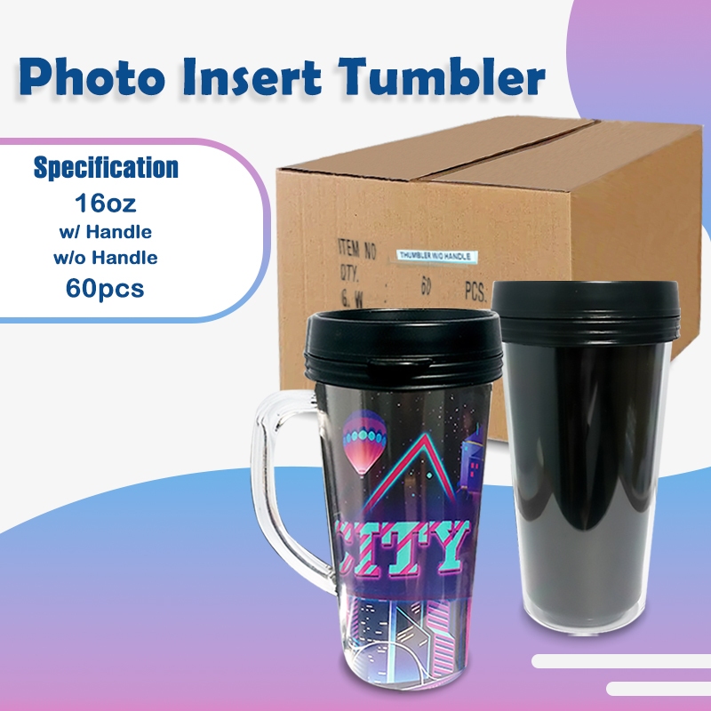 1-Box 16oz Photo Insert Tumbler | Shopee Philippines