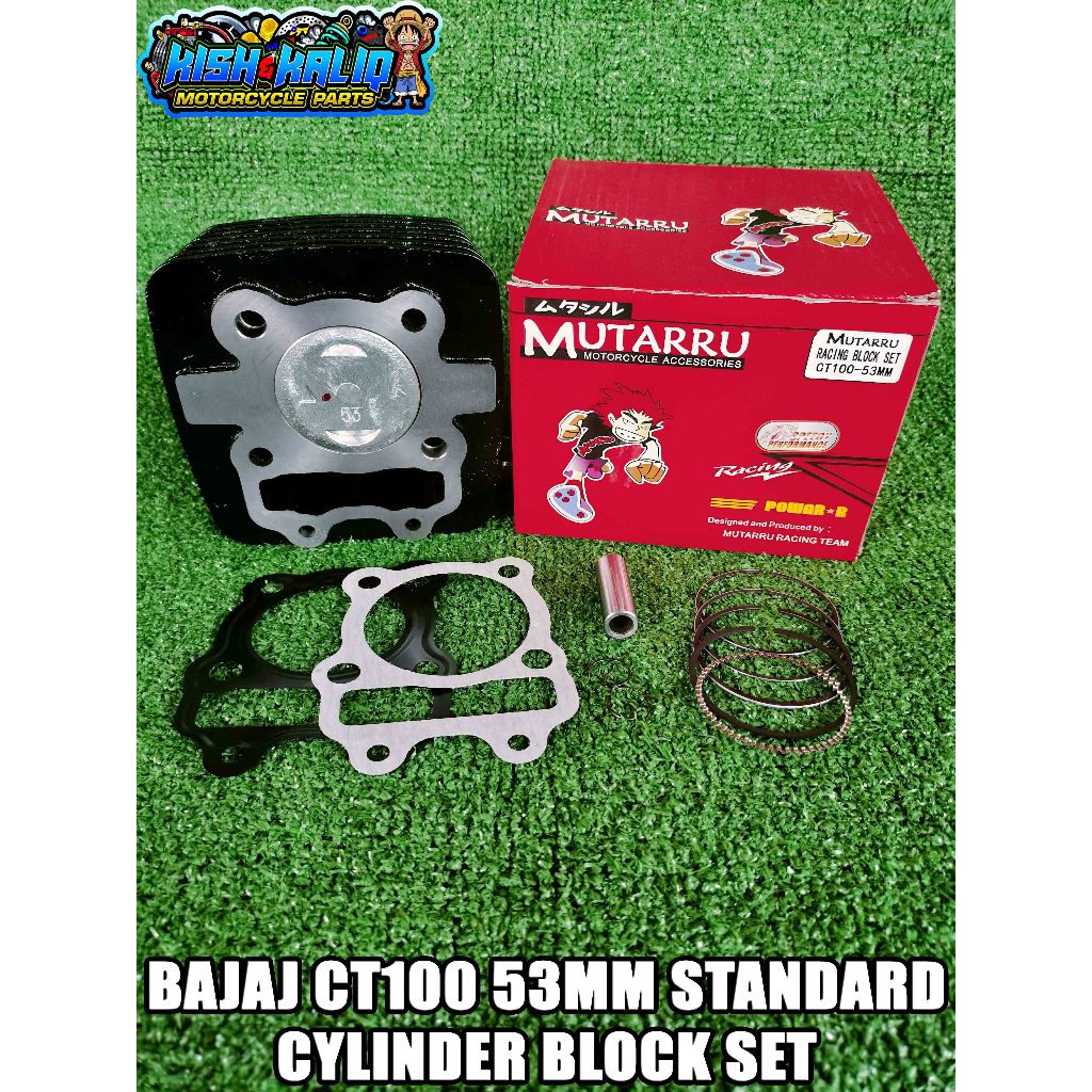 MUTARRU CYLINDER BLOCK SET 100% MADE IN JAPAN FOR BAJAJ CT100 53MM ...