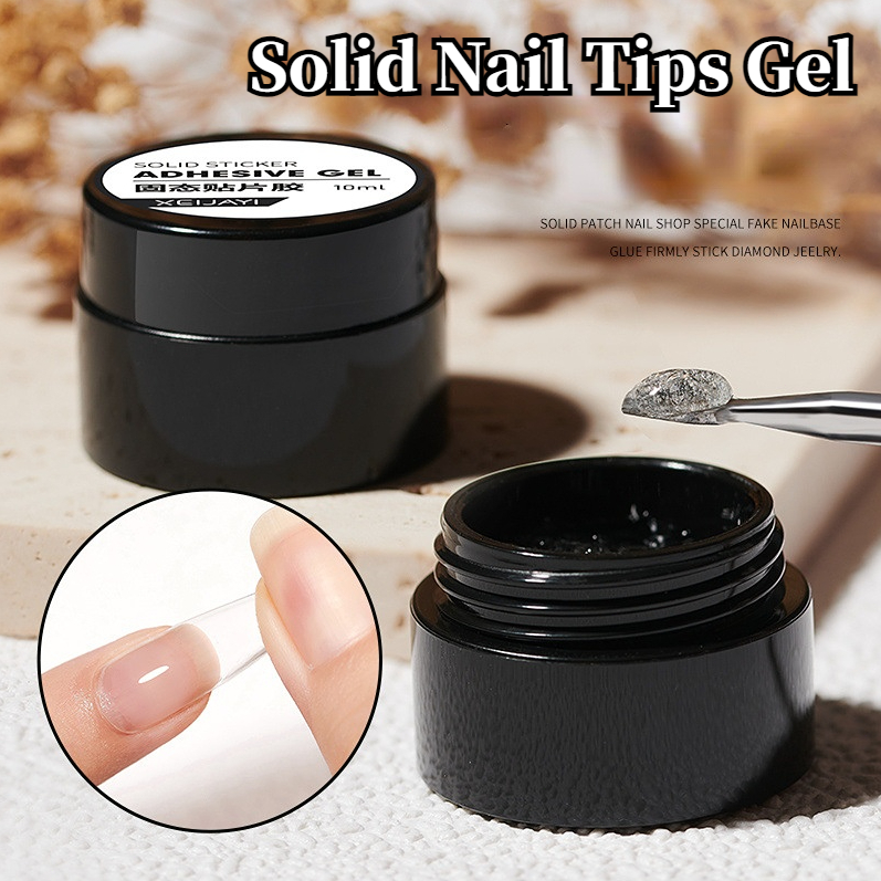 Solid Nail Tips Gel Quickly Extend Nail All for Manicures Gel Nail Art ...