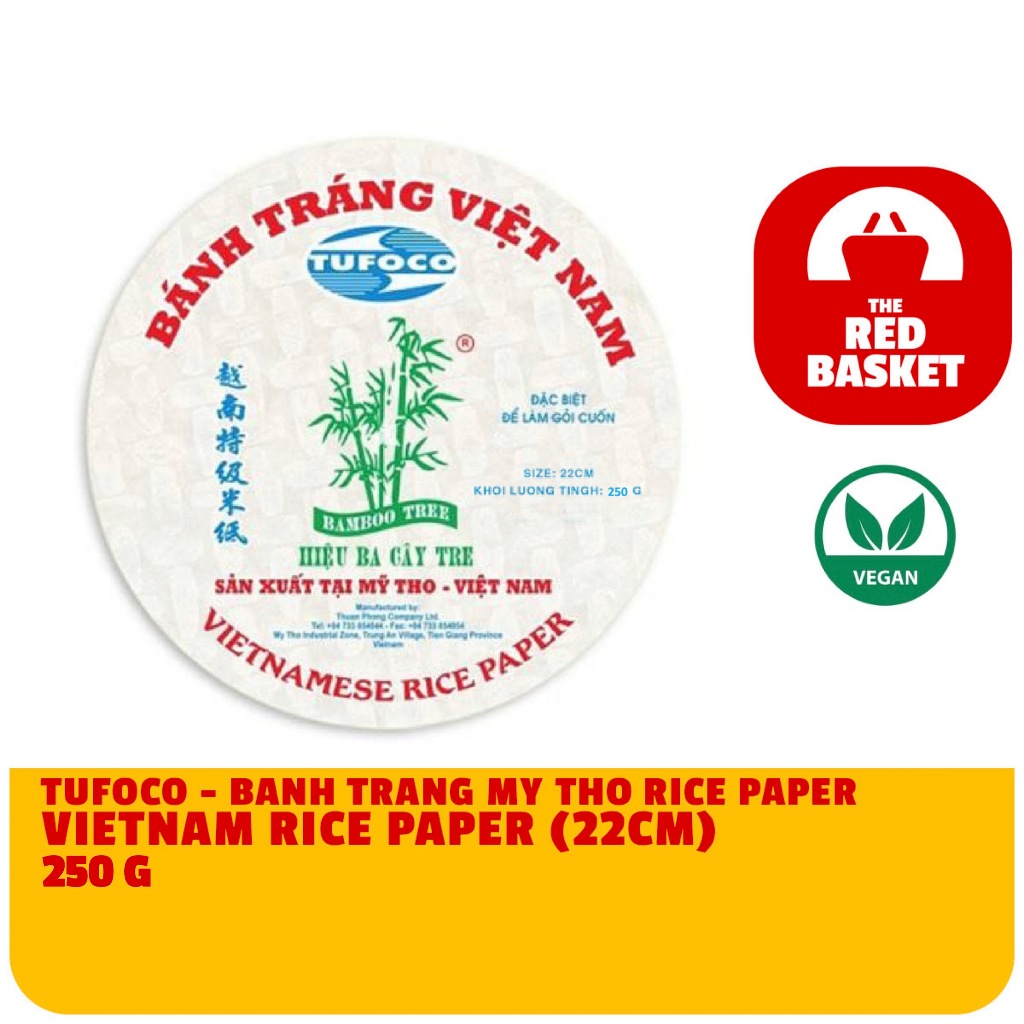 TUFOCO – BANH TRANG MY THO ROUND RICE PAPER VIETNAM RICE PAPER (22CM ...