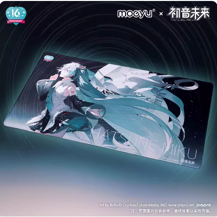 Moeyu: Hatsune Miku 16th Anniversary Mouse Pad Super large table mat ...