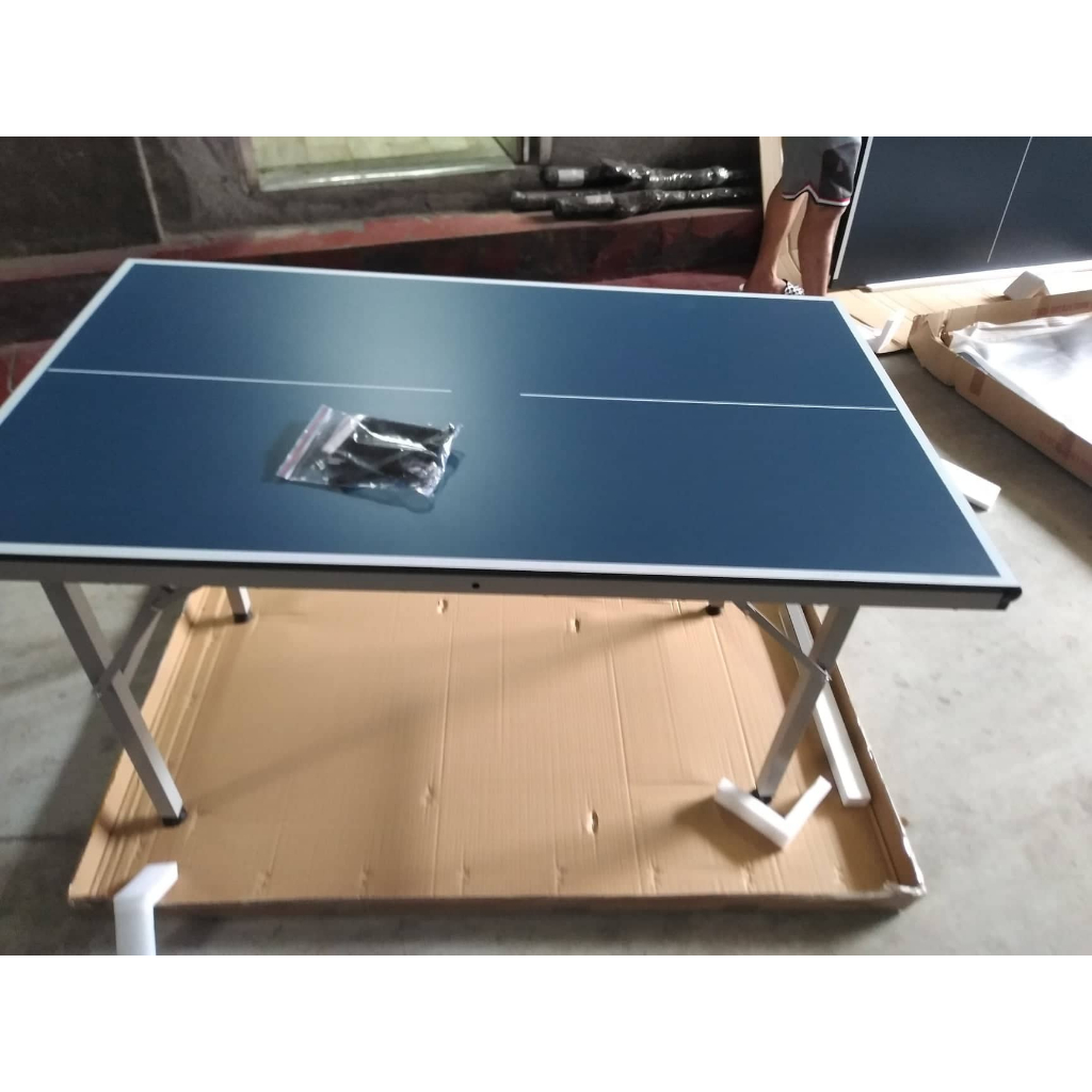 Agilite Studio Foldable Mini Table Tennis Table With Free Hobby Bat and ...