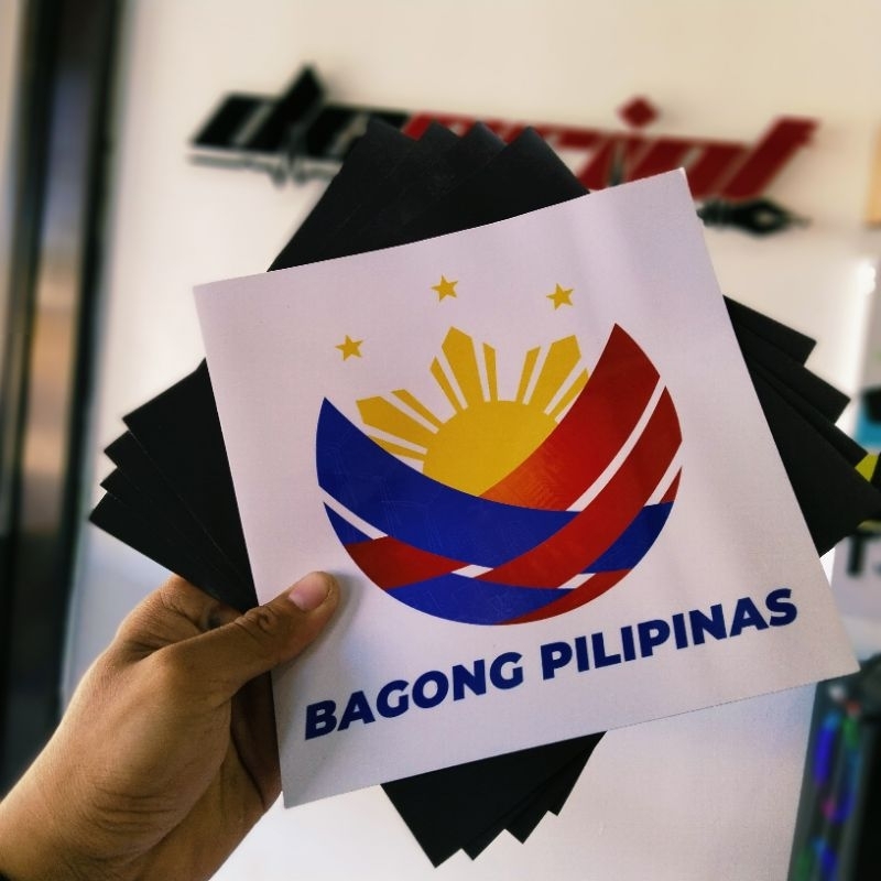 Bagong Pilipinas Magnetic Logo (8x8inches) Waterproof | Shopee Philippines