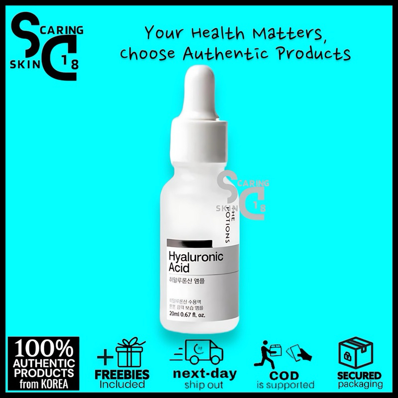 [EXP. 11.2024] THE POTIONS Hyaluronic Acid Ampoule 20ml by SkinCaring18 ...