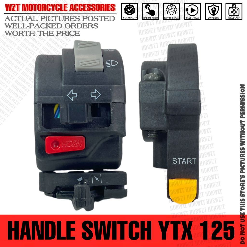 WZT YAMAHA YTX125 / YTX 125 LEFT & RIGHT HANDLE SWITCH MOTORCYCLE JAPAN ...