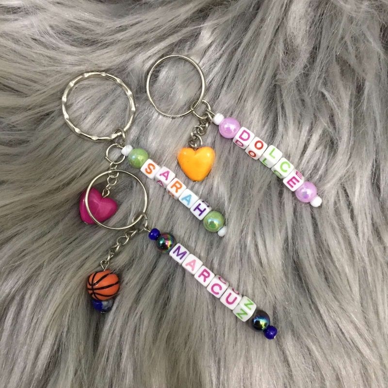 Keychain beads design outlet