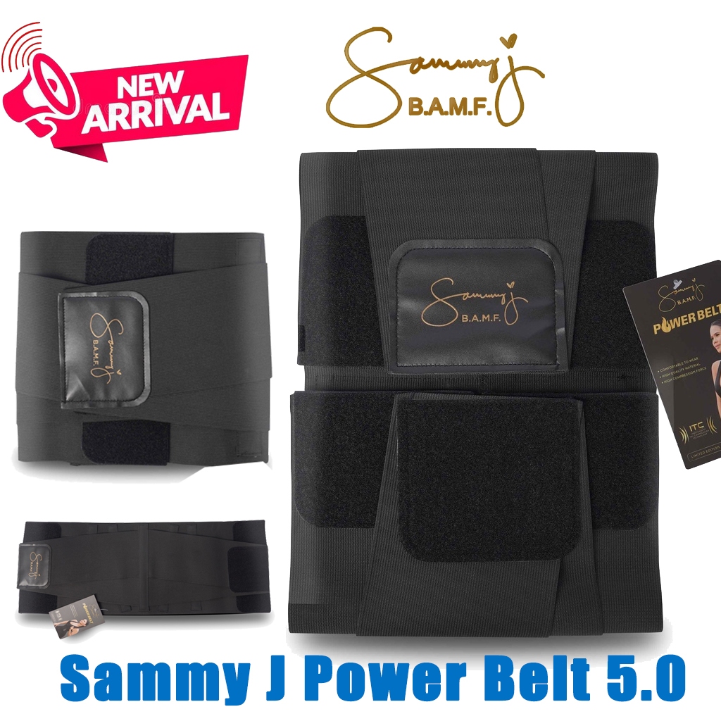 Sammy J Gold Power Belt 5.0 6.0 waist tainer TUMMY body shaper BELLY ...