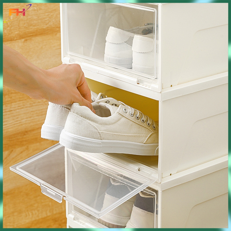 Large Size Shoe Box Storage Waterproof Hard plastic Foldable Drawer ...