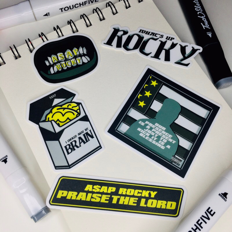 A$AP ROCKY Sticker Pack | Shopee Philippines