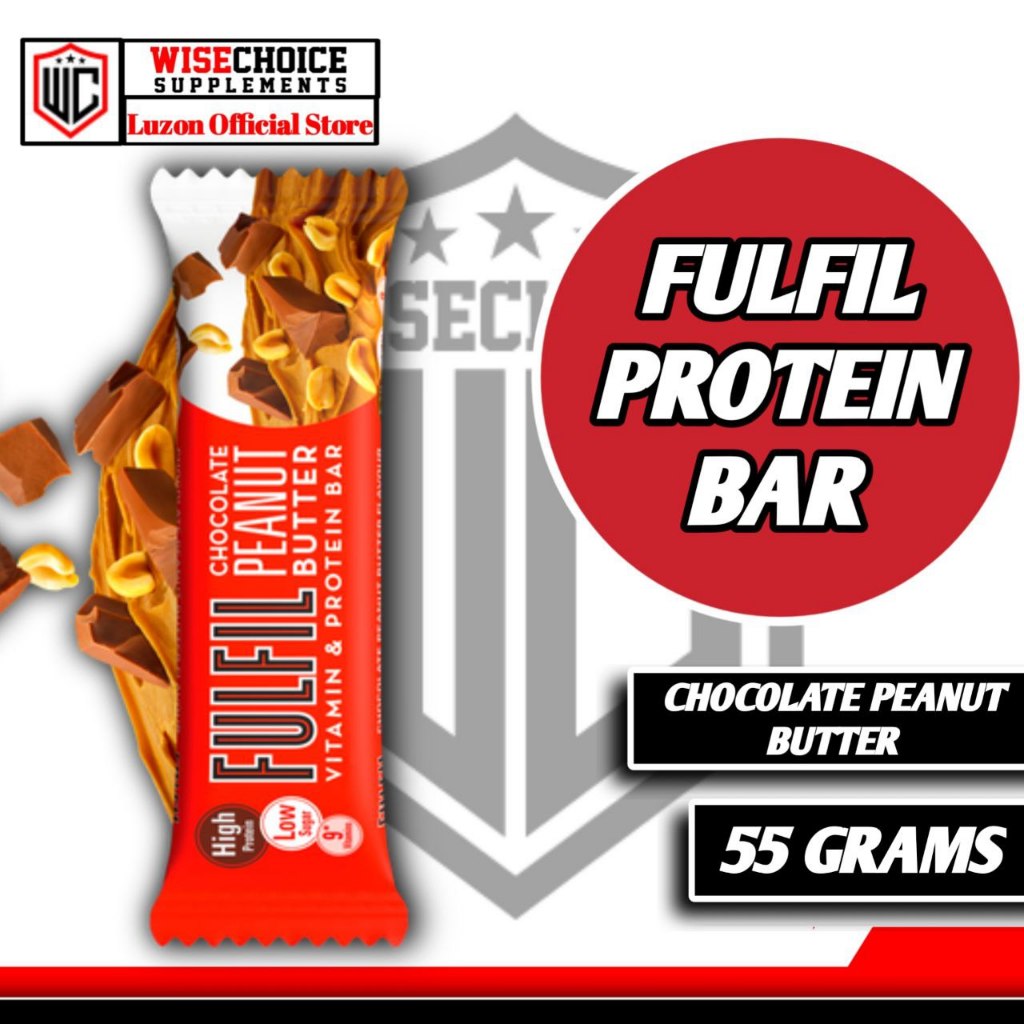 FULFIL PROTEIN BAR 55 GRAMS CHOCOLATE PEANUT BUTTER EXPIRATION DATE