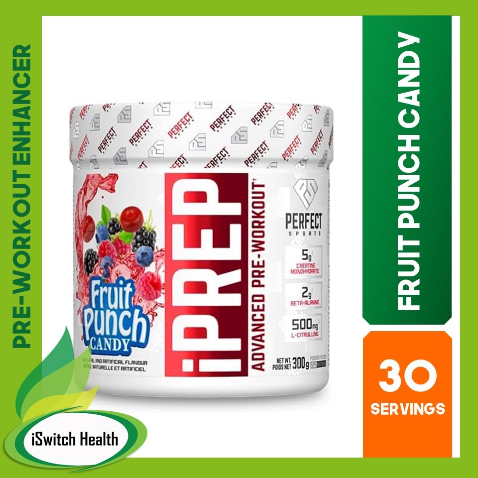 Perfect Sports iPrep Advanced PreWorkout 30 Servings Intense Focus Intense Energy