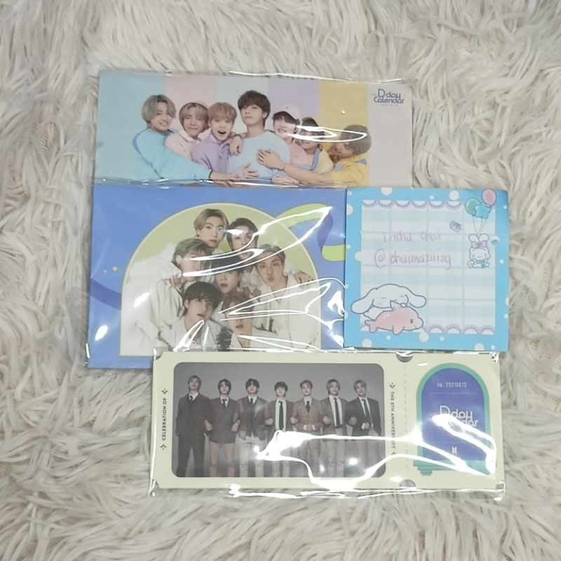 BTS DDAY CALENDAR SET (read description) Shopee Philippines