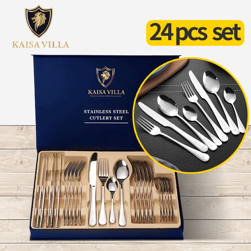 Kaisa Villa spoon fork cutlery set dinnerware cutlery set spoon set fork set stainless cutlery
